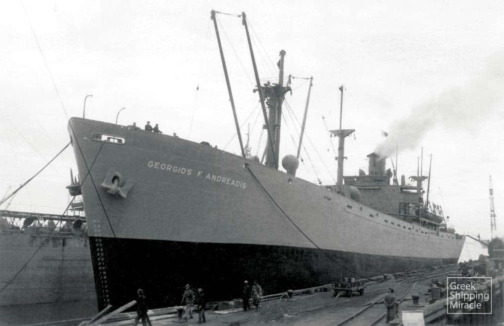 26. Το πρώτο από τα 100 Liberty που παρελήφθησαν μεταξύ 1946-1947 και τέθηκαν υπό ελληνική σημαία, το GEORGIOS F. ANDREADIS.