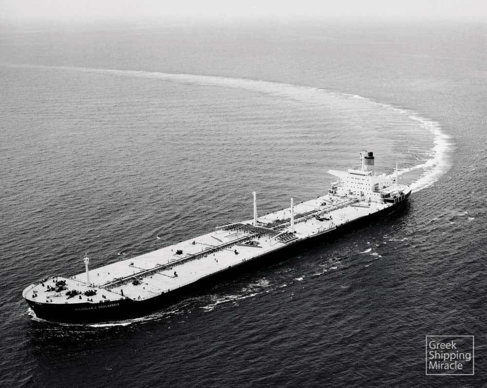 43. Το NICHOLAS J. GOULANDRIS, 192.477 dwt, ήταν το μεγαλύτερο ελληνόκτητο δεξαμενόπλοιο όταν παραδόθηκε το 1968 στους πλοιοκτήτες του, στον όμιλο Ν. Ι. Γουλανδρή.