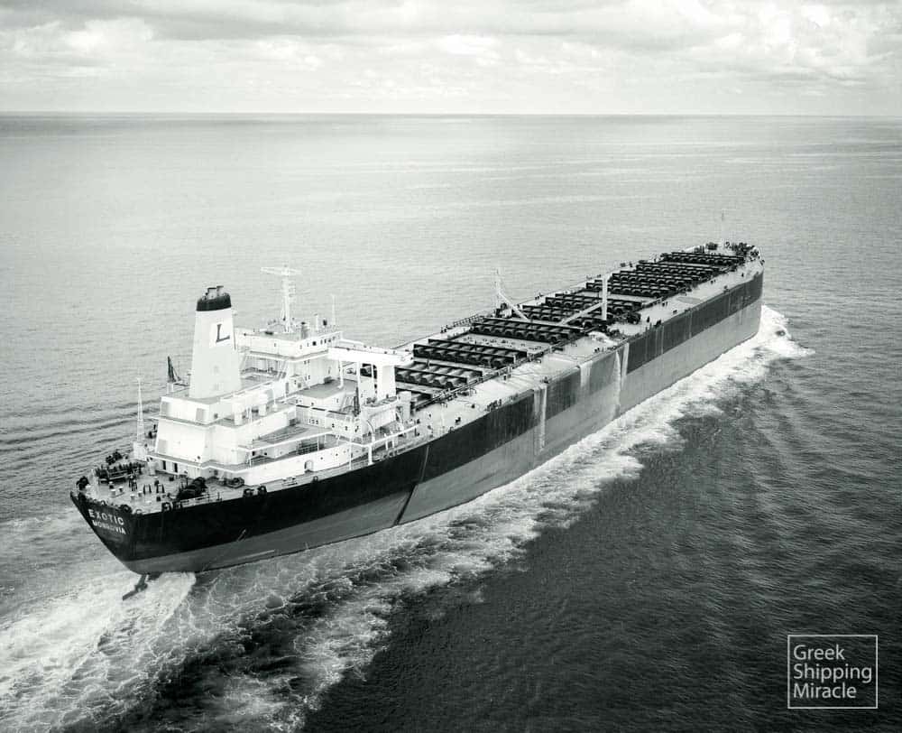 66. Το ore/oil carrier EXOTIC, κατασκευάστηκε το 1970 στα ιαπωνικά ναυπηγεία Ishikawajima-Harima Heavy Industries Co., Ltd., για λογαριασμό εταιρείας υπό τη διαχείριση της Nereus Shipping S.A.