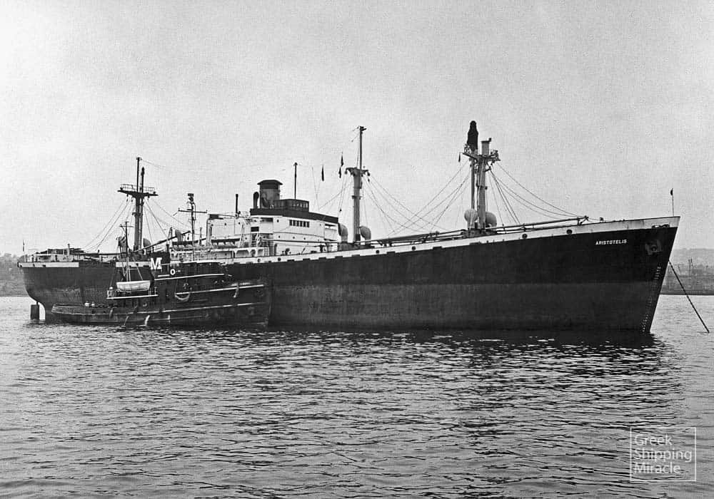 6. Το Liberty ARISTOTELIS, κατασκευής 1943, αποκτήθηκε από τον όμιλο Ωνάση το 1946 και τέθηκε υπό σημαία Ονδούρας.