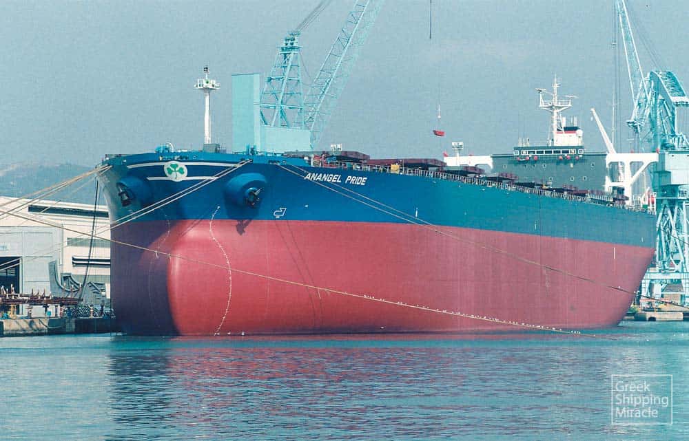 11_1993_ANANGEL_11. Το bulk carrier ANANGEL PRIDE κατασκευάστηκε το 1993 στα ναυπηγεία Hyundai Heavy Industries της Νότιας Κορέας για λογαριασμό εταιρείας υπό τη διαχείριση της Anangel Shipping Enterprises S.A.PRIDE_ship