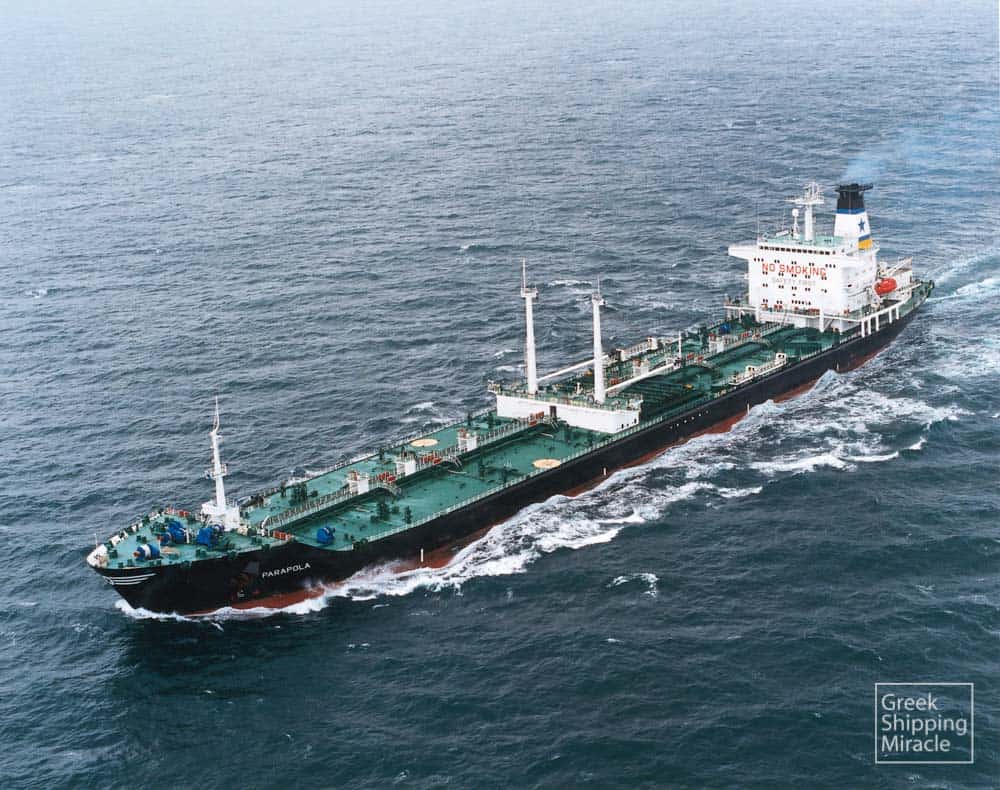 43. Το products tanker PARAPOLA κατασκευάστηκε το 1994 στα ναυπηγεία ATVT Sudnobudivnyi Zavod “Zaliv” της Ουκρανίας για λογαριασμό εταιρείας υπό τη διαχείριση της Eletson Corporation.