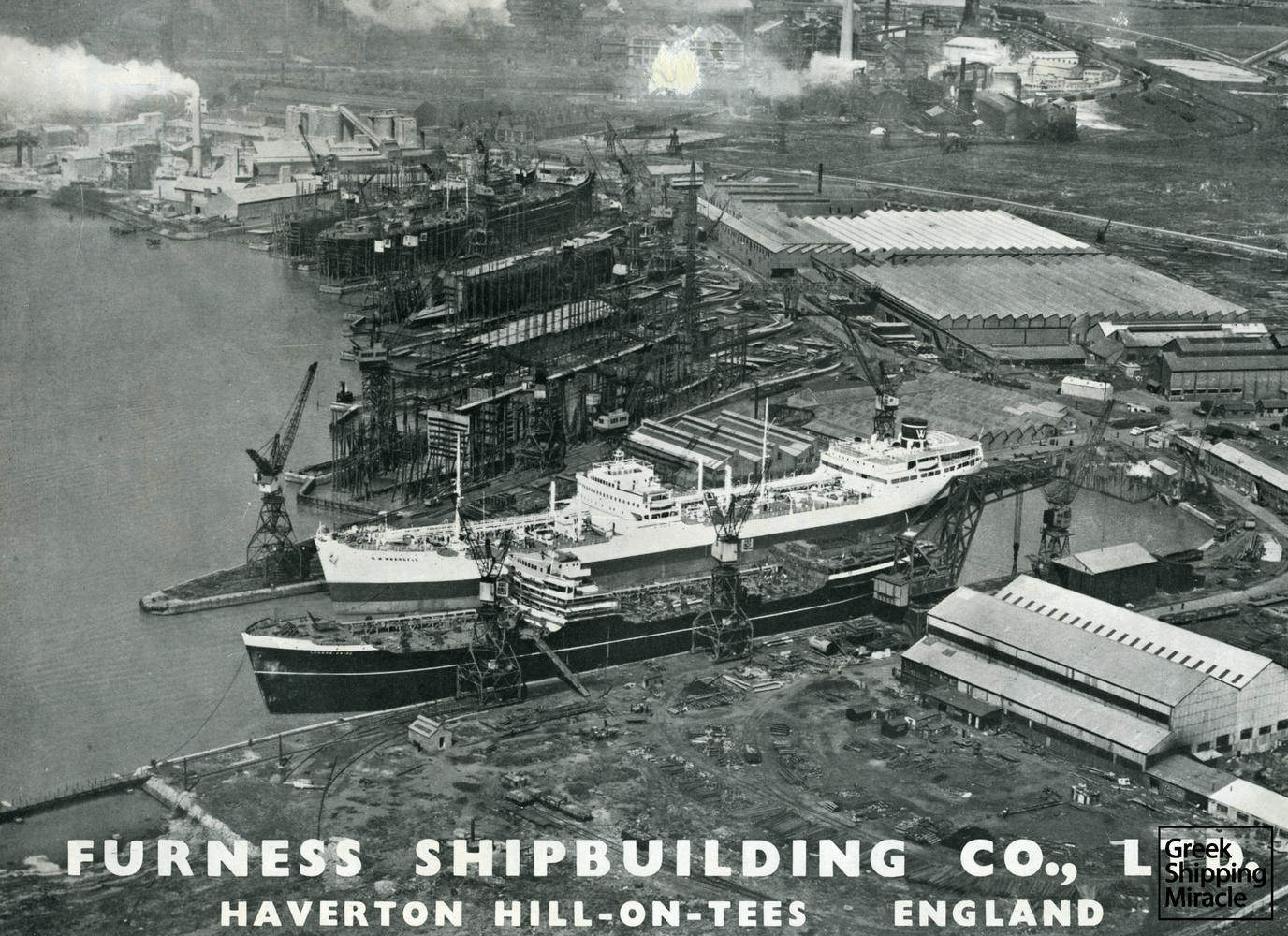 41. Διαφημιστική καταχώρηση των ναυπηγείων Furness Shipbuilding Co., Ltd., του Ηνωμένου Βασιλείου, που απεικονίζει το ελληνόκτητο δεξαμενόπλοιο LONDON PRIDE, το οποίο κατασκευάστηκε το 1950 για την London & Overseas Freighters του ομίλου Κουλουκουντή.