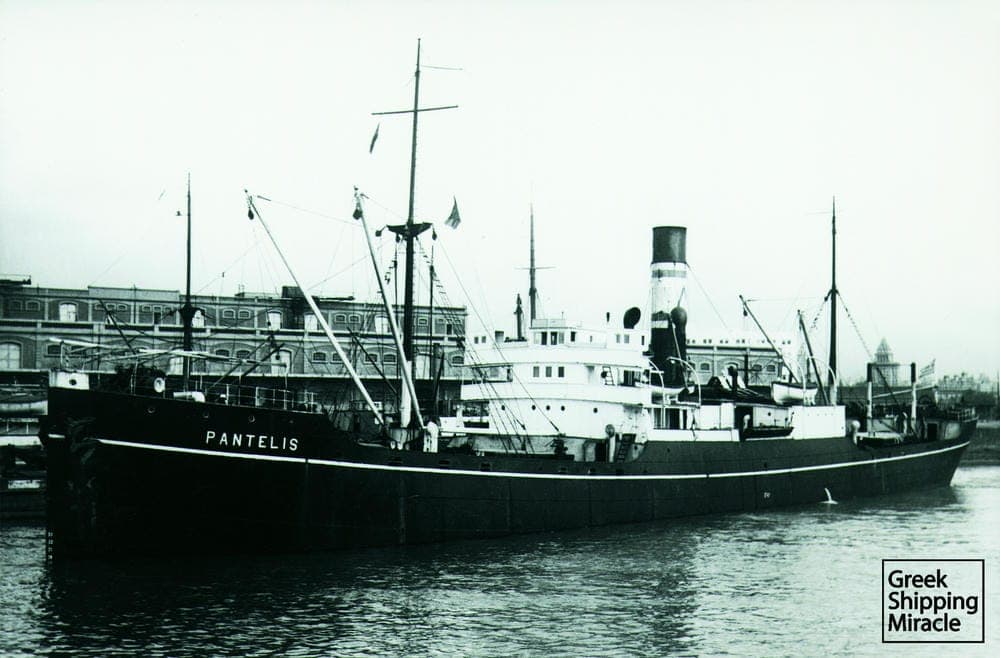 10. The 1911-built Greek steamship PANTELIS, acquired in 1932 by Costis P. Lemos for 5,700 pounds.
