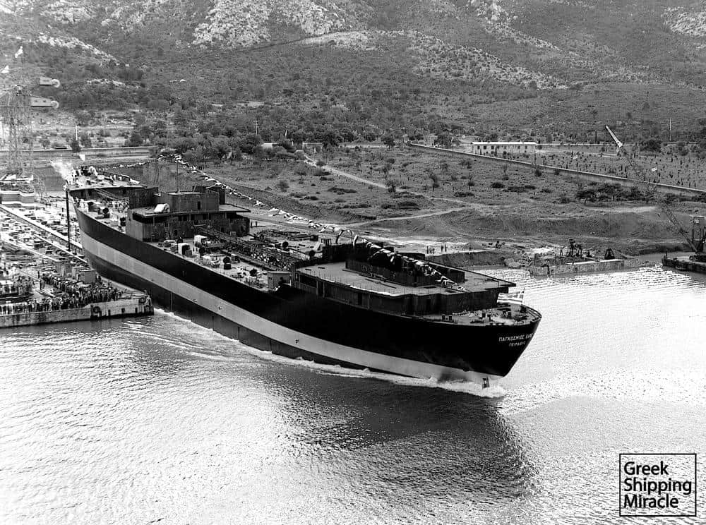 47. During the launching of the tanker WORLD HOPE on 22 December 1960.