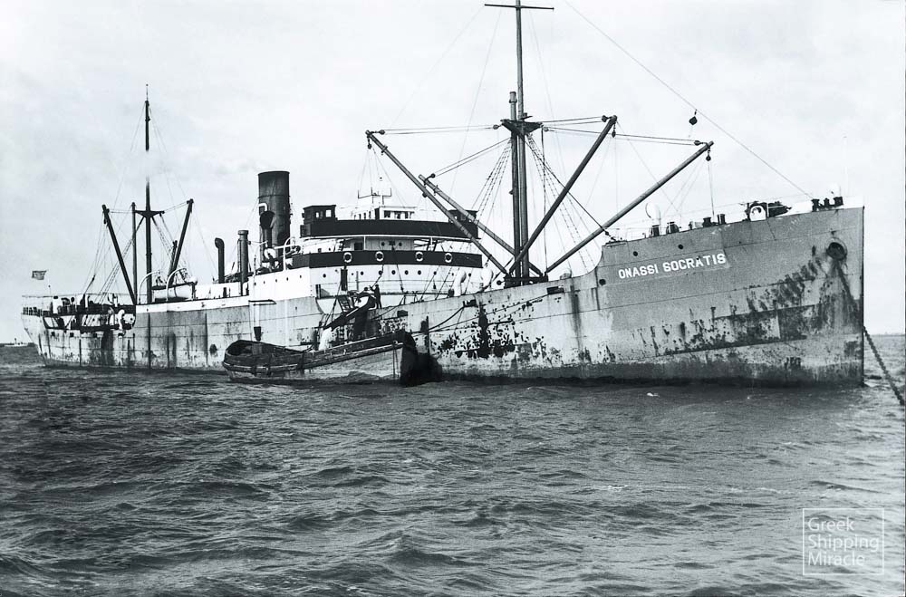 13. The 1919-built Greek steamship ONASSI SOCRATIS, acquired in late 1932 for about 3,750 pounds, marked the beginning of Aristotle Onassis’ brilliant career in shipping.