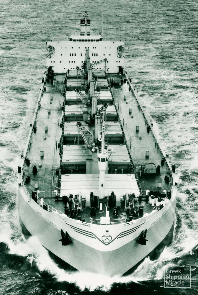 21. The bulk carrier SPYROS A. LEMOS built by Uddevallavarvet A/B, Sweden, in 1968 was the first Greek-owned newbuilding constructed under the supervision of Det Norske Veritas.