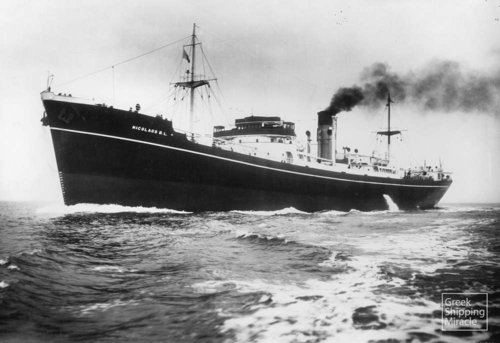26. The Greek steamship NICOLAOS D.L., built in 1939 for N. D. Lykiardopulo, became a war loss in April 1941.