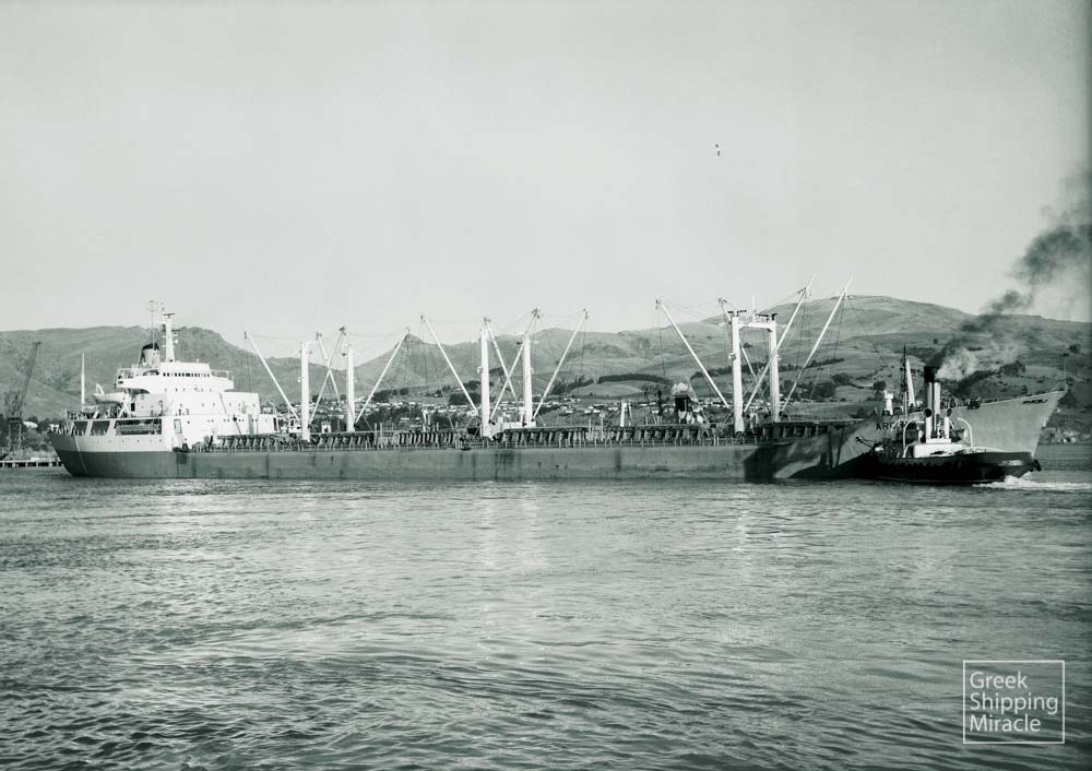 26. The bulk carrier ARCHIMEDES, built in 1966 in Japan to a pioneering design for a company under the management of the Xylas group.