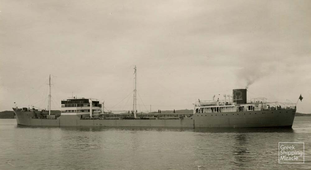 45. The Swedish-flagged ARISTON owned by Aristotle Onassis, built in 1938 by Götaverken, Sweden, was one of the largest oil tankers in the world.