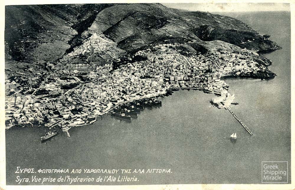 4. Greek vessels laid up in the island of Syros in the early 1930s.